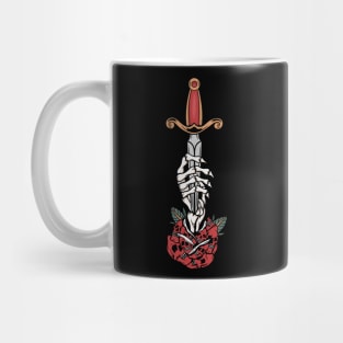 Knife and skull Mug